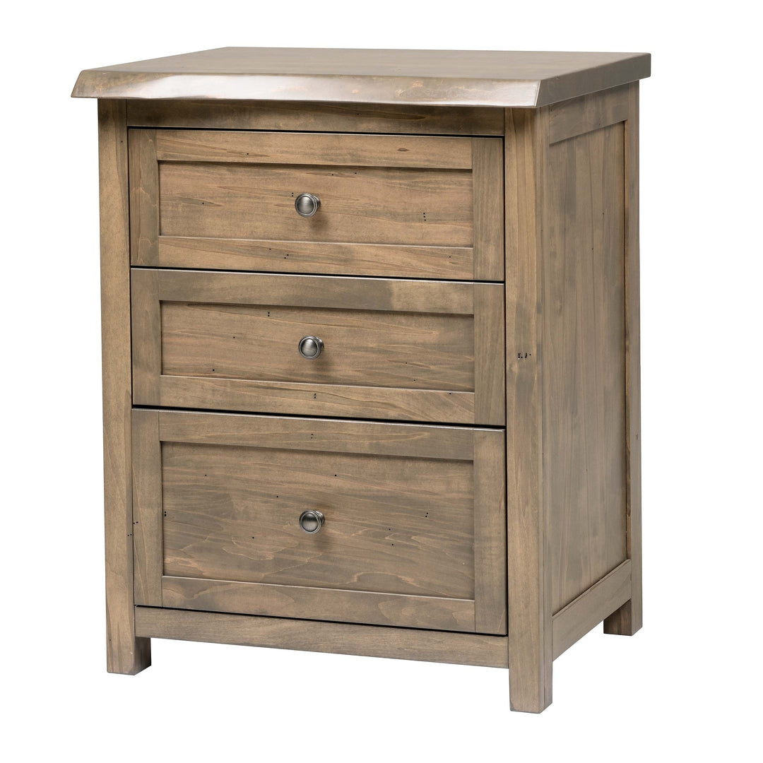 QW Amish Tuscany Live Edge Nightstand