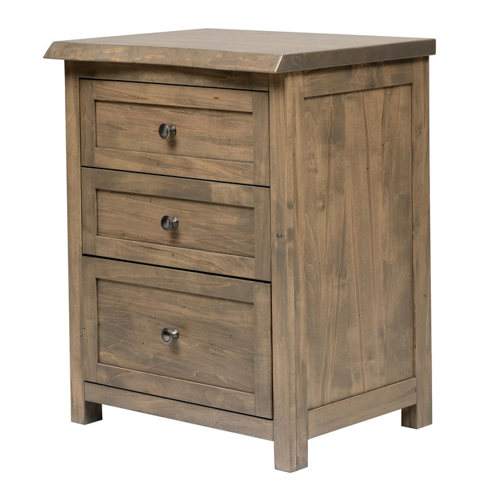 QW Amish Tuscany Live Edge Nightstand