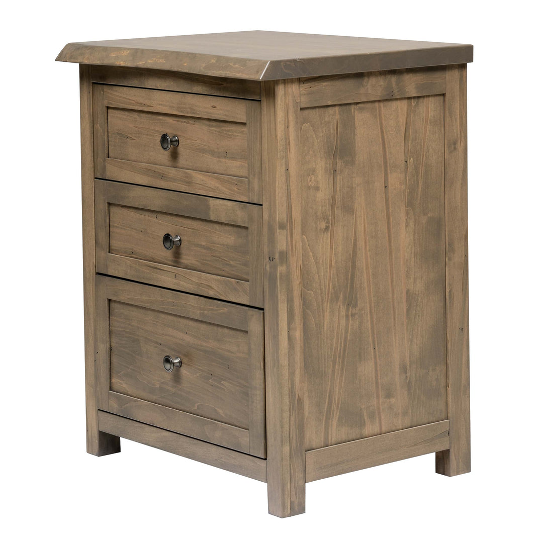 QW Amish Tuscany Live Edge Nightstand