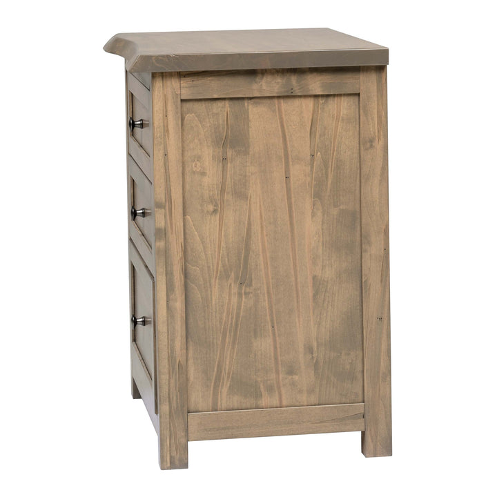 QW Amish Tuscany Live Edge Nightstand