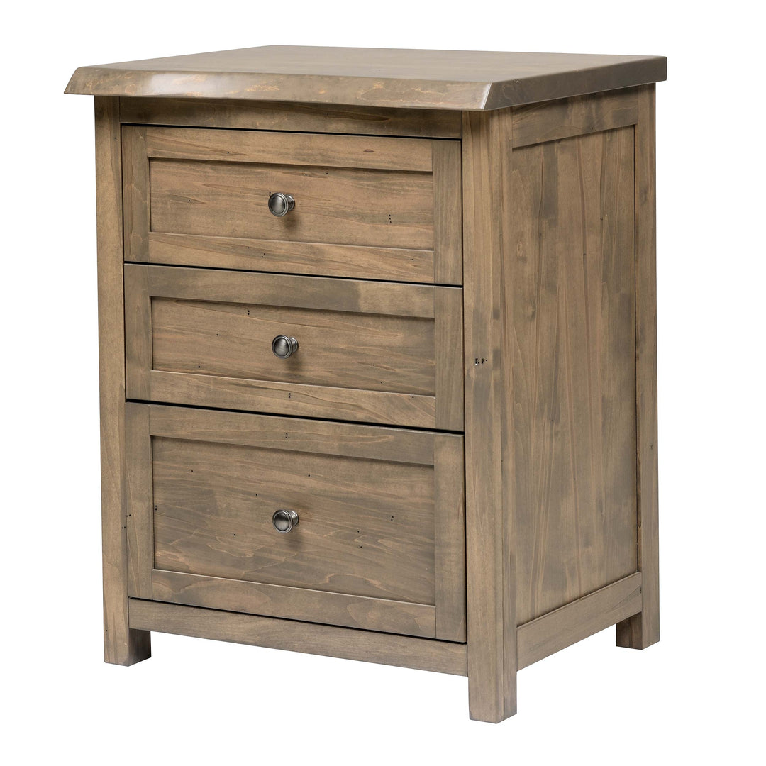 QW Amish Tuscany Live Edge Nightstand