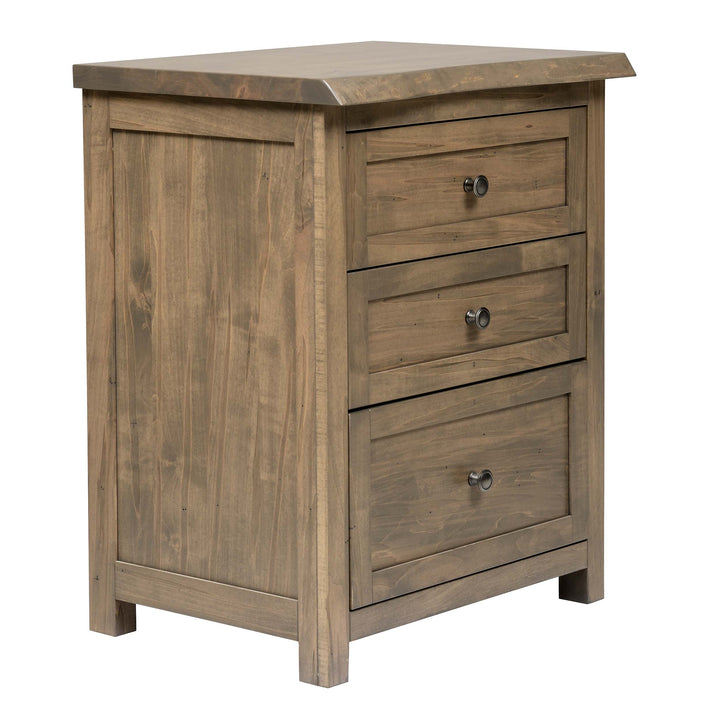 QW Amish Tuscany Live Edge Nightstand