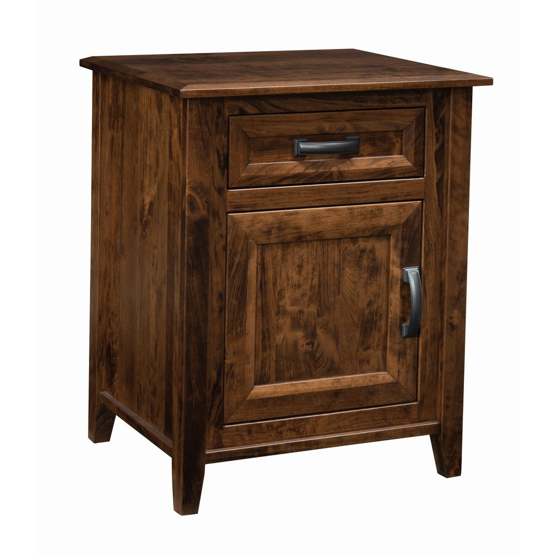 QW Amish Ventura 1 Drawer, 1 Door Nightstand