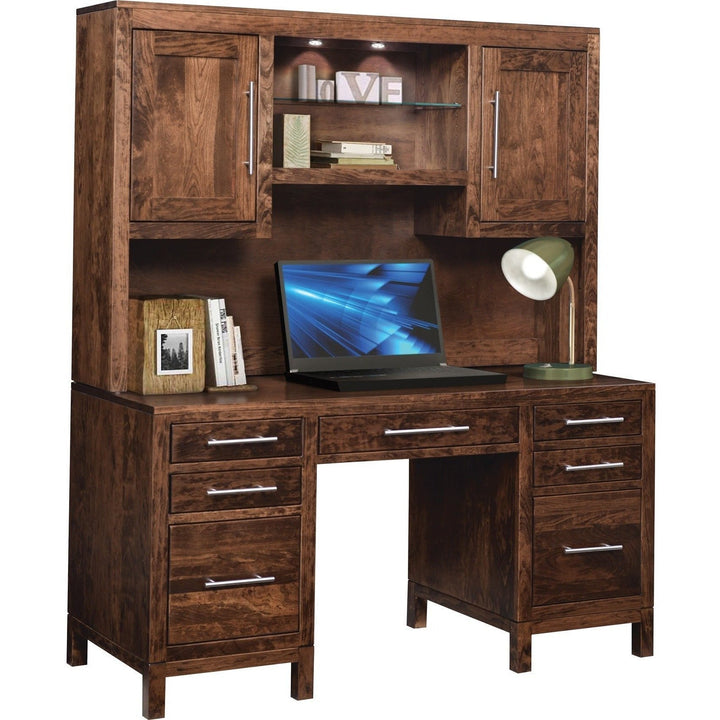 QW Amish Vienna Desk with Optional Hutch ALWO-VA6024