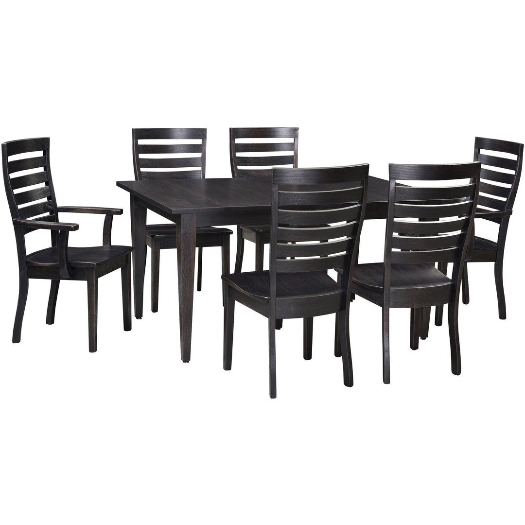 QW Amish Wakefield 7pc Dining Set