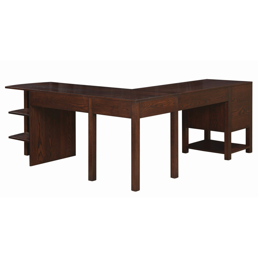 QW Amish Wakefield L Desk w/ Optional Hutch