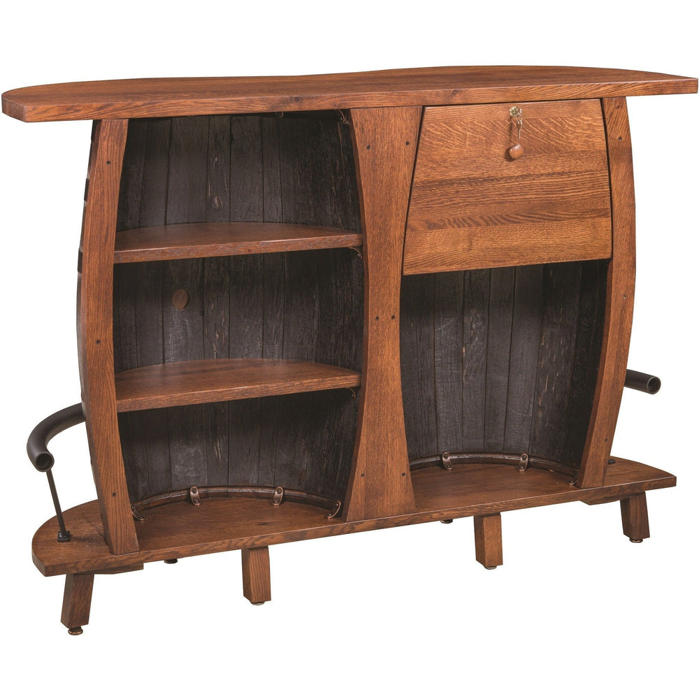 QW Amish Whiskey Barrel Bar MPSE-160