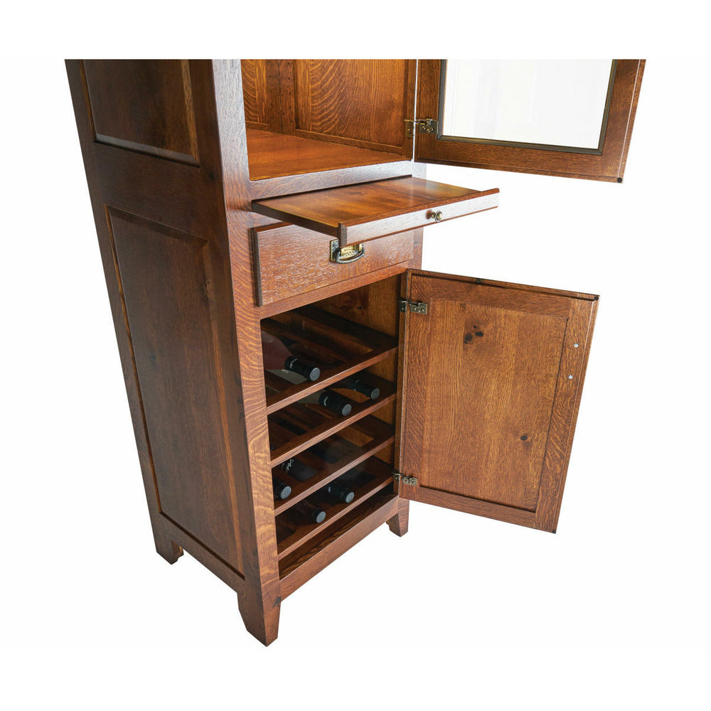 QW Amish Willow Wine Cabinet