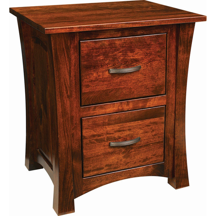 QW Amish Woodbury 2 Drawer Nightstand