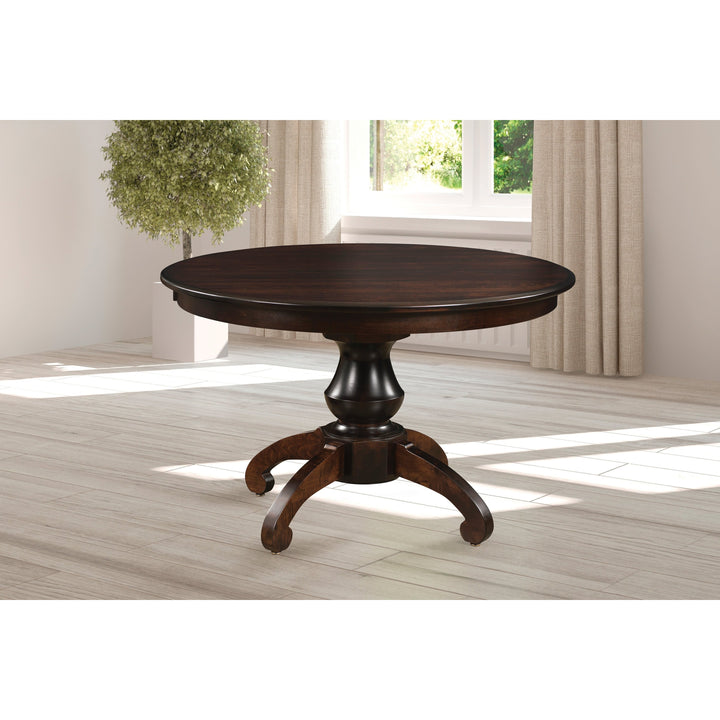 QW Amish Woodstock Single Pedestal Table